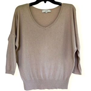 LOFT Drop Shoulder 3/4 Sleeve Sweater